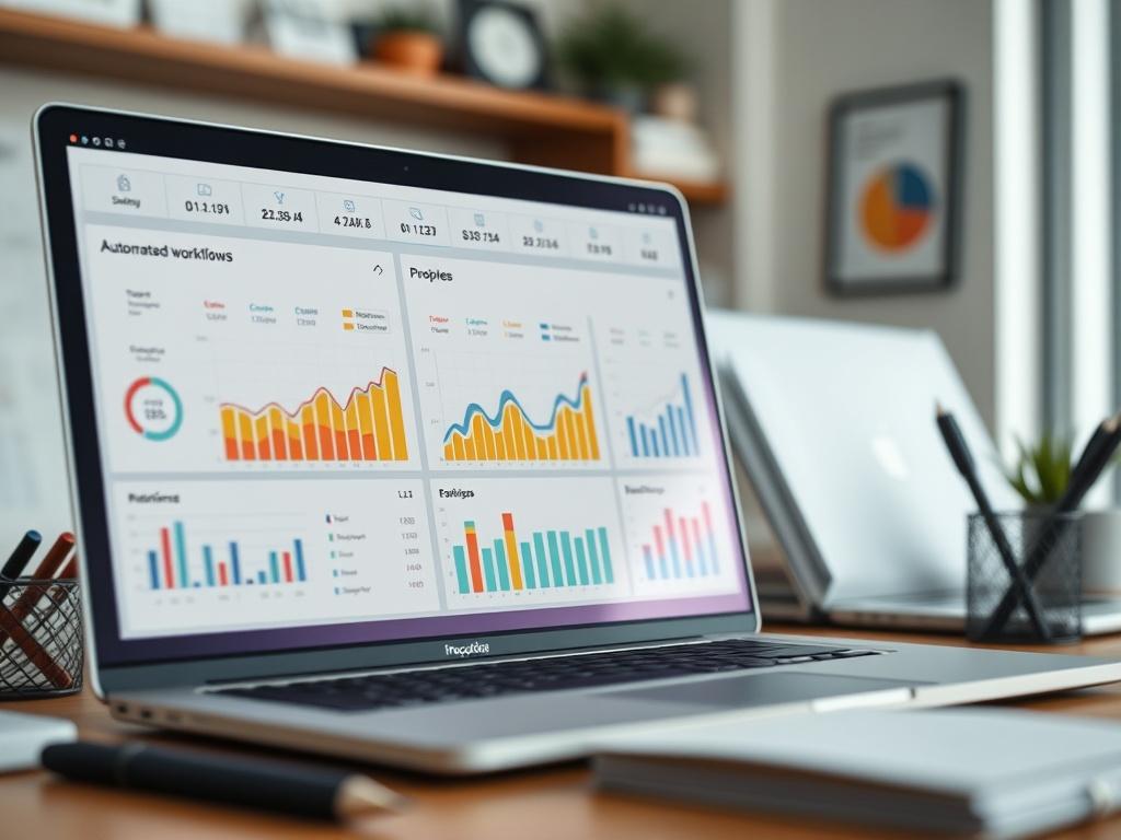 A hyper realistic close up of a digital dashboard displaying