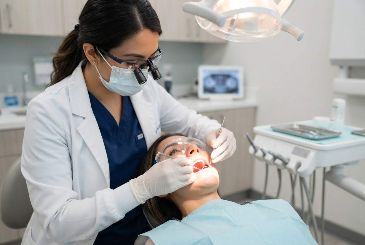 Professional dental treatment at Confident Smiles Dental