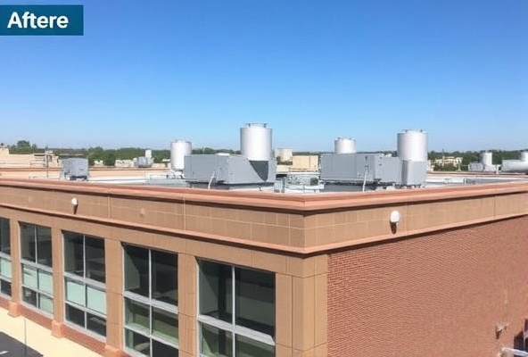 After: Commercial Rooftop HVAC Upgrade