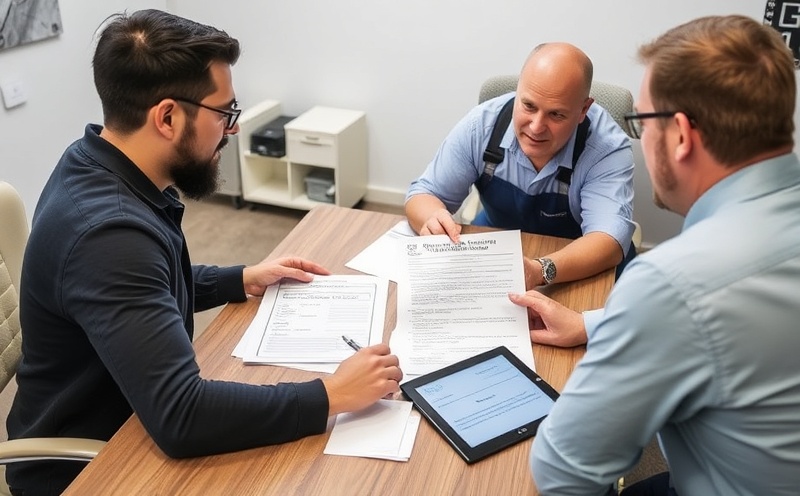 Customer reviewing financing options