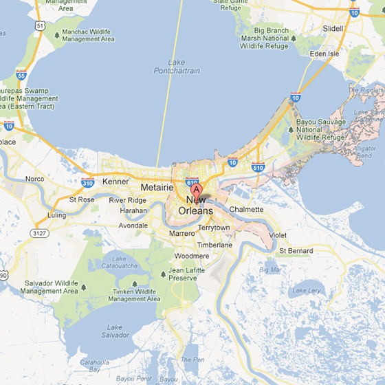 South Shore Service Area Map