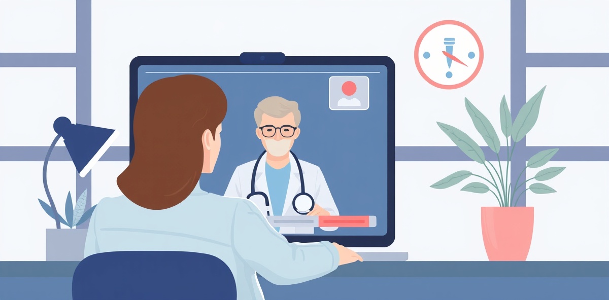 Online telepsychiatry consultation via video call