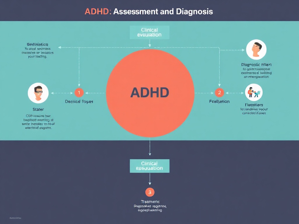 ADHD assessment and diagnosis process flowchart
