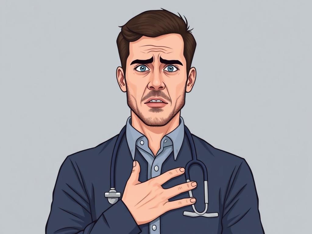 Man with anxious expression, professional anxiety treatment in Delhi