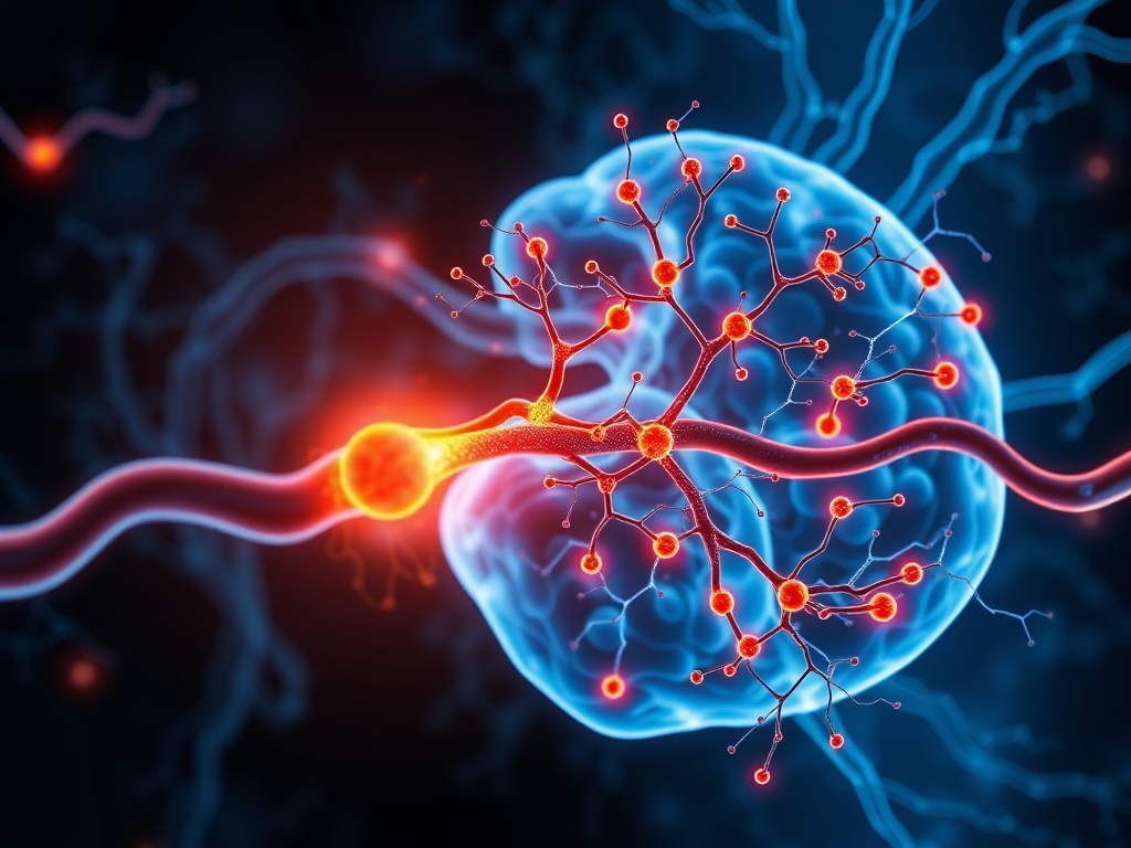 Dopamine reward pathway addiction neurobiology illustration