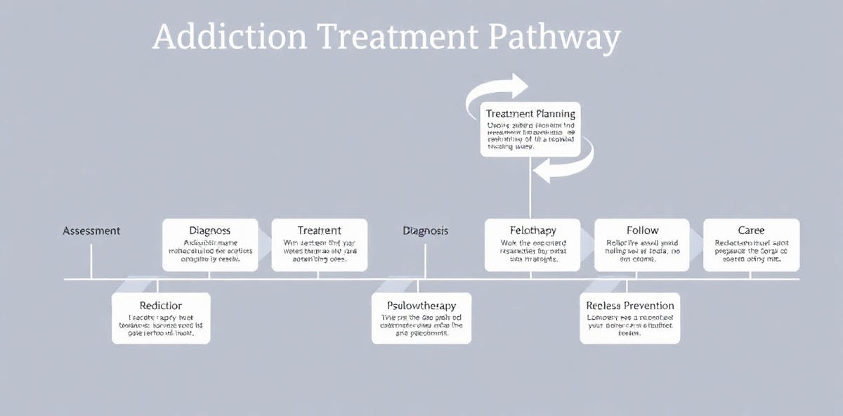 Addiction treatment pathway - assessment through relapse prevention