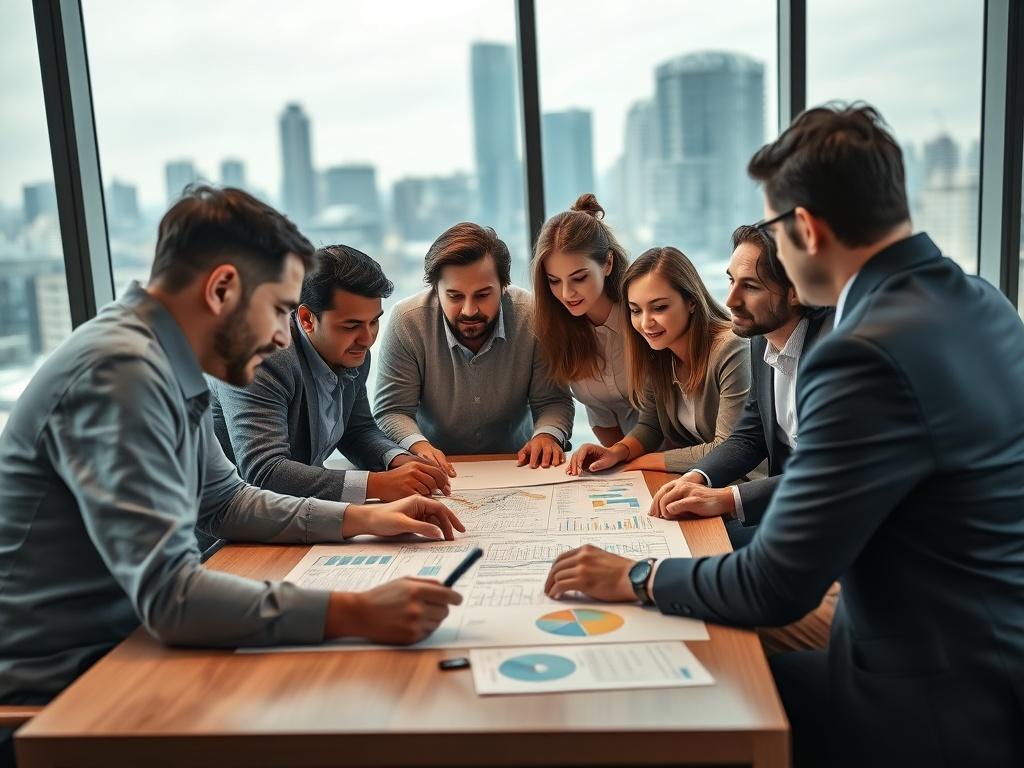 Fast Trust Logistics team planning a logistics solution