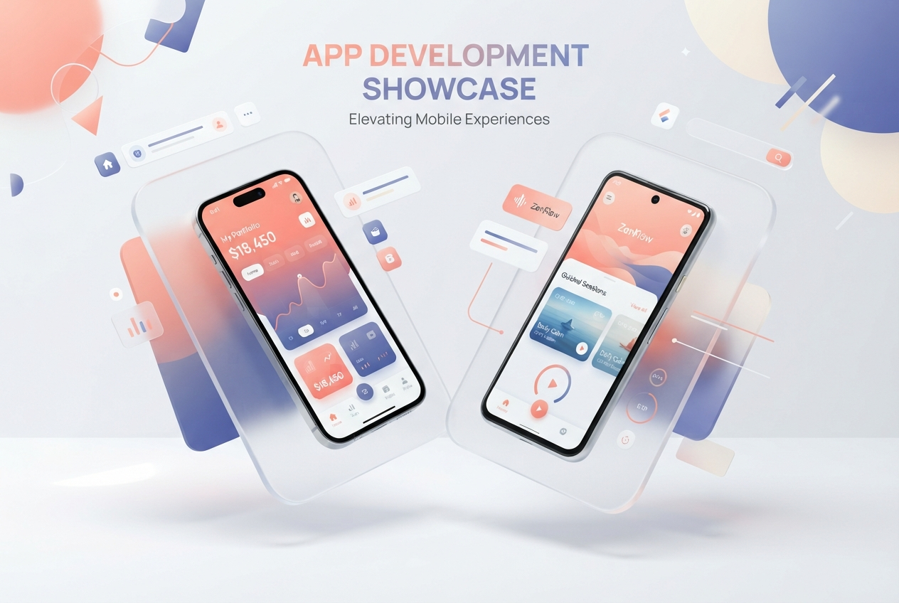 Mobile app mockups
