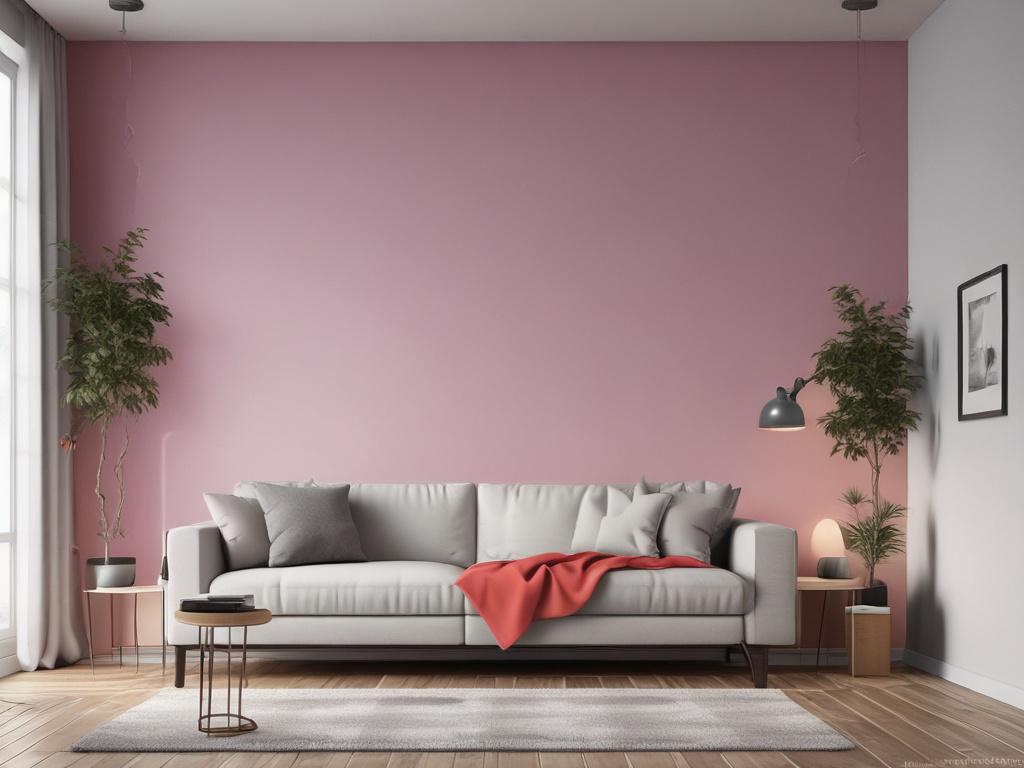 a close up shot of a beautifully painted room, showcasing
