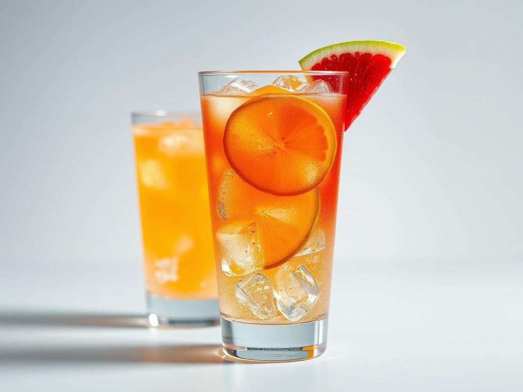A realistic high resolution image of a glass of Zero