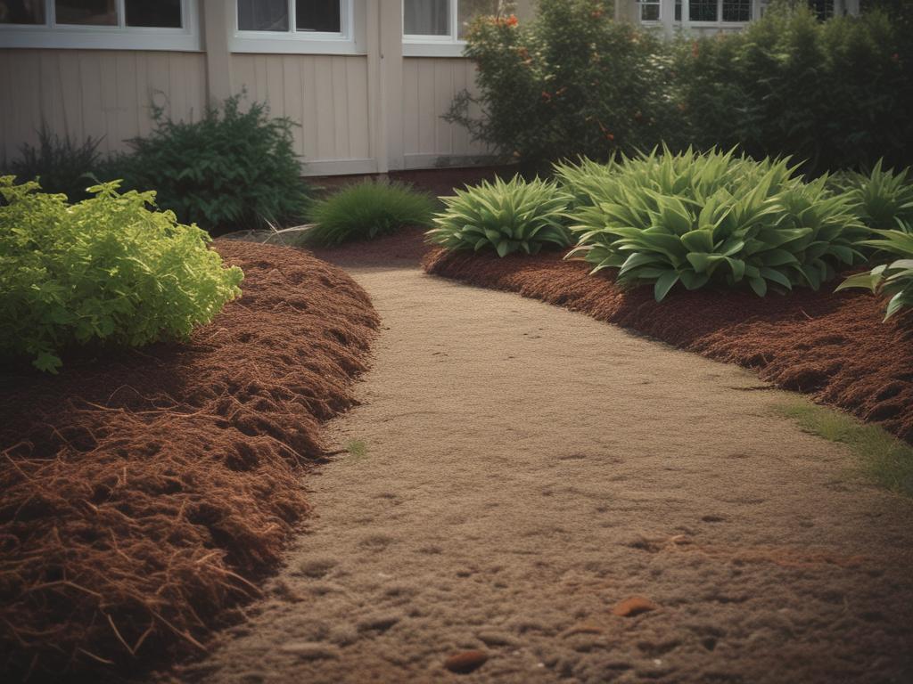 mulching, garden beds, landscaping, organic mulch, plant health