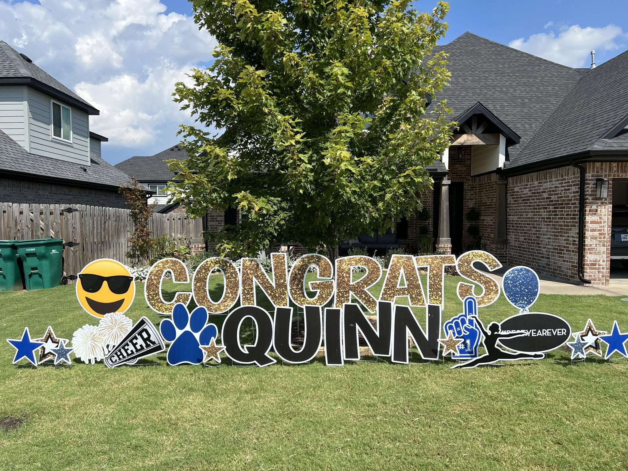 Graduation yard sign