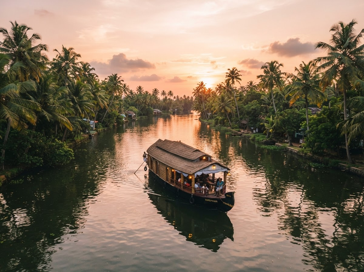 Kerala Backwaters & Hills