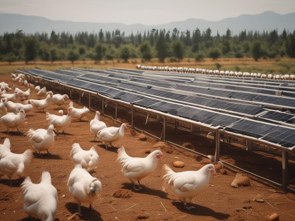 sustainable poultry farming, solar energy, Kigali