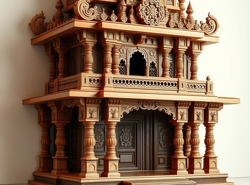 Decorative temple design
