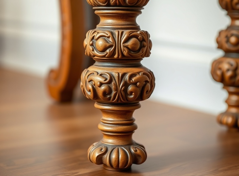 Carved furniture leg