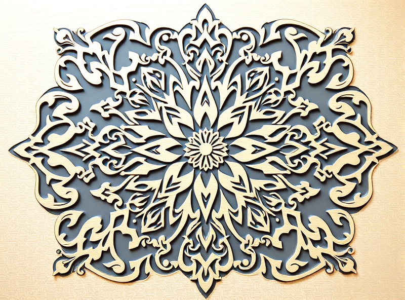 Decorative laser pattern