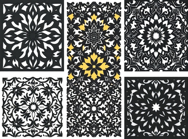 Decorative jaali patterns