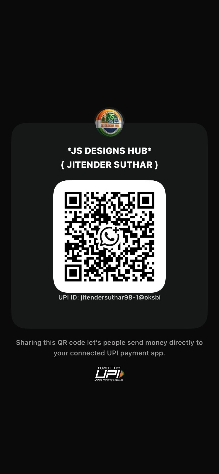 UPI QR Code for payment