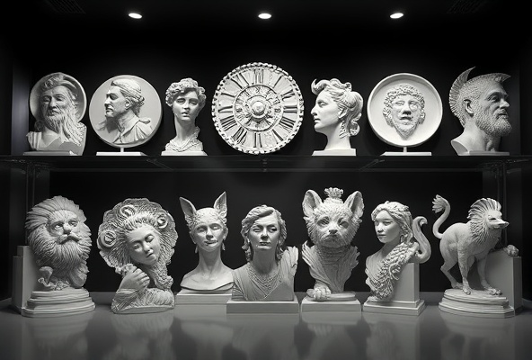 3D STL Sculpture Collection