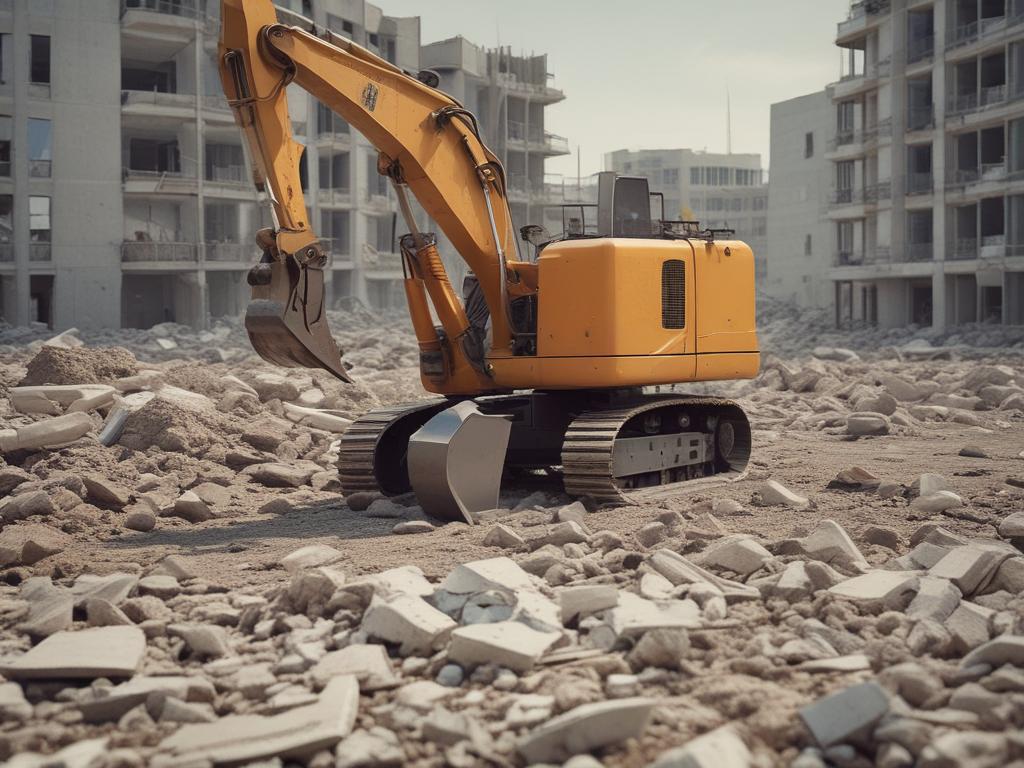 construction debris, site cleanup, waste removal