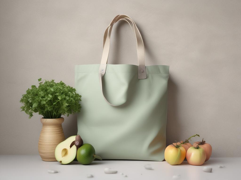 eco friendly tote bag, sustainable shopping, reusable bag