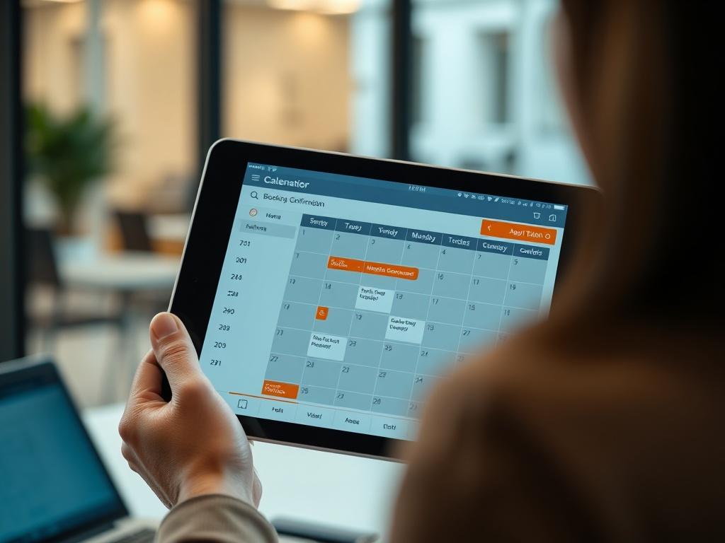 A close up shot of a professional looking at a