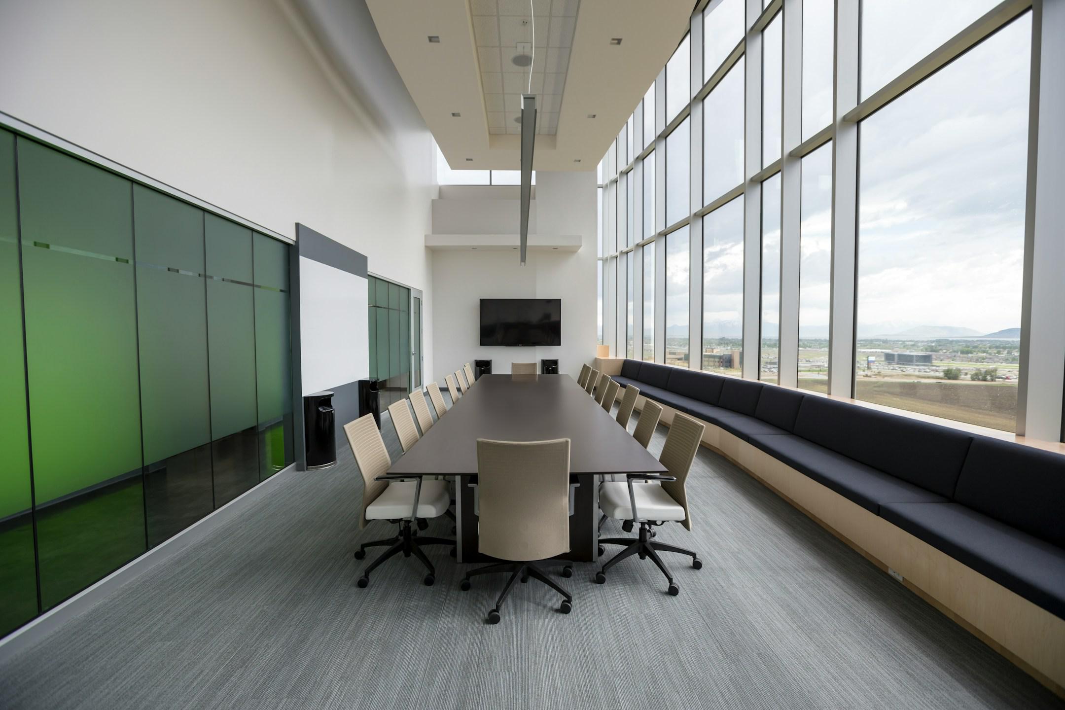 Elegant boardroom