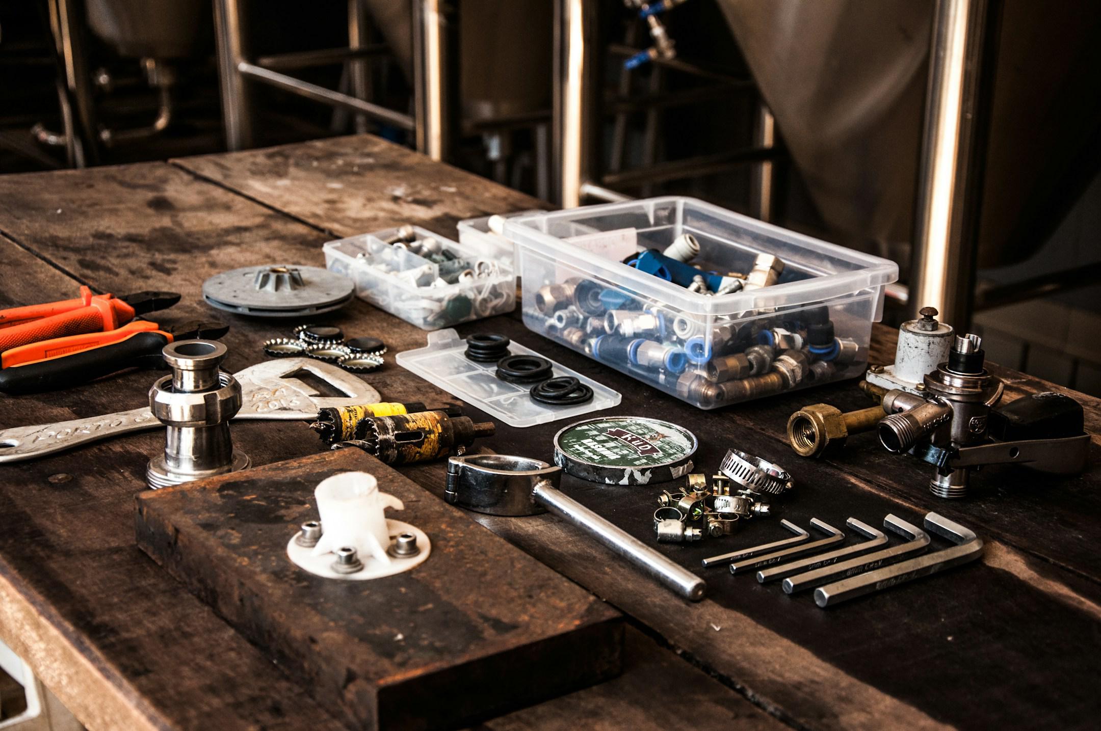 Plumbing toolkit items