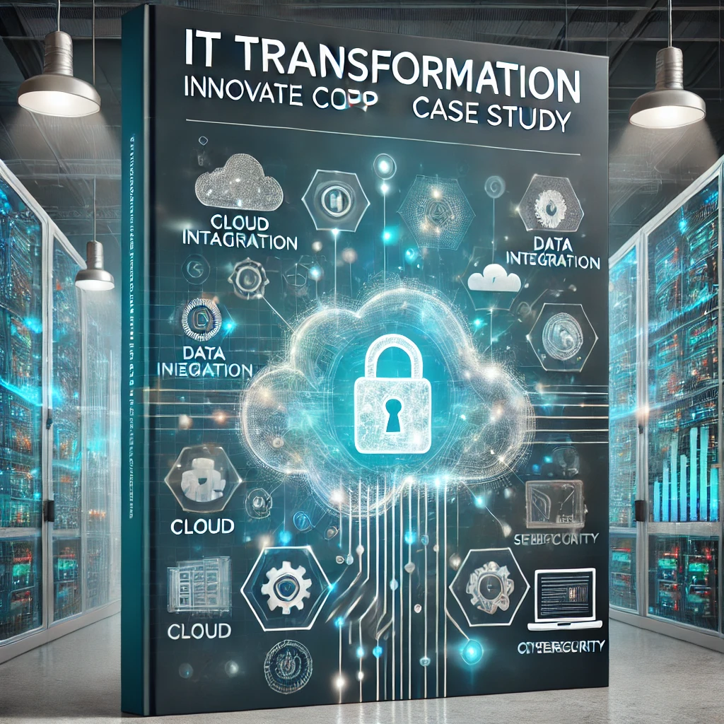 dall·e 2025-01-26 14.29.57 - a professional and modern cover image for a case study about an it transformation for a manufacturing company. the image features a clean, futuristic .webp