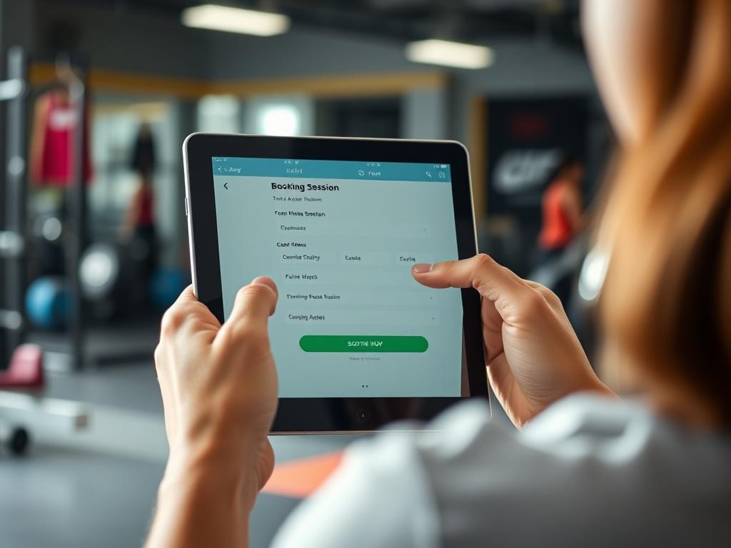 A hyper realistic close up of a person using the