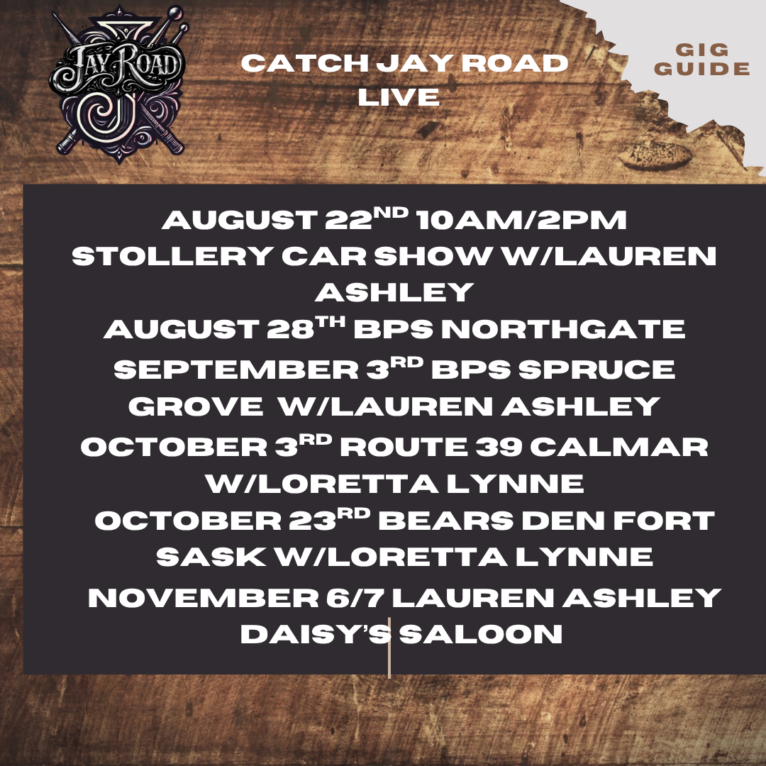 Tour announcement for upcoming shows