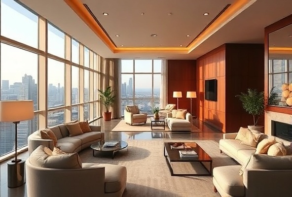 Luxury penthouse with premium finishes