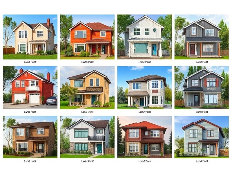 Multiple residential and commercial properties in portfolio display