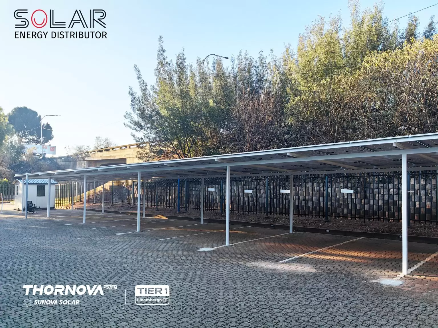 Close-up of high-efficiency solar panels with grid lines and frames