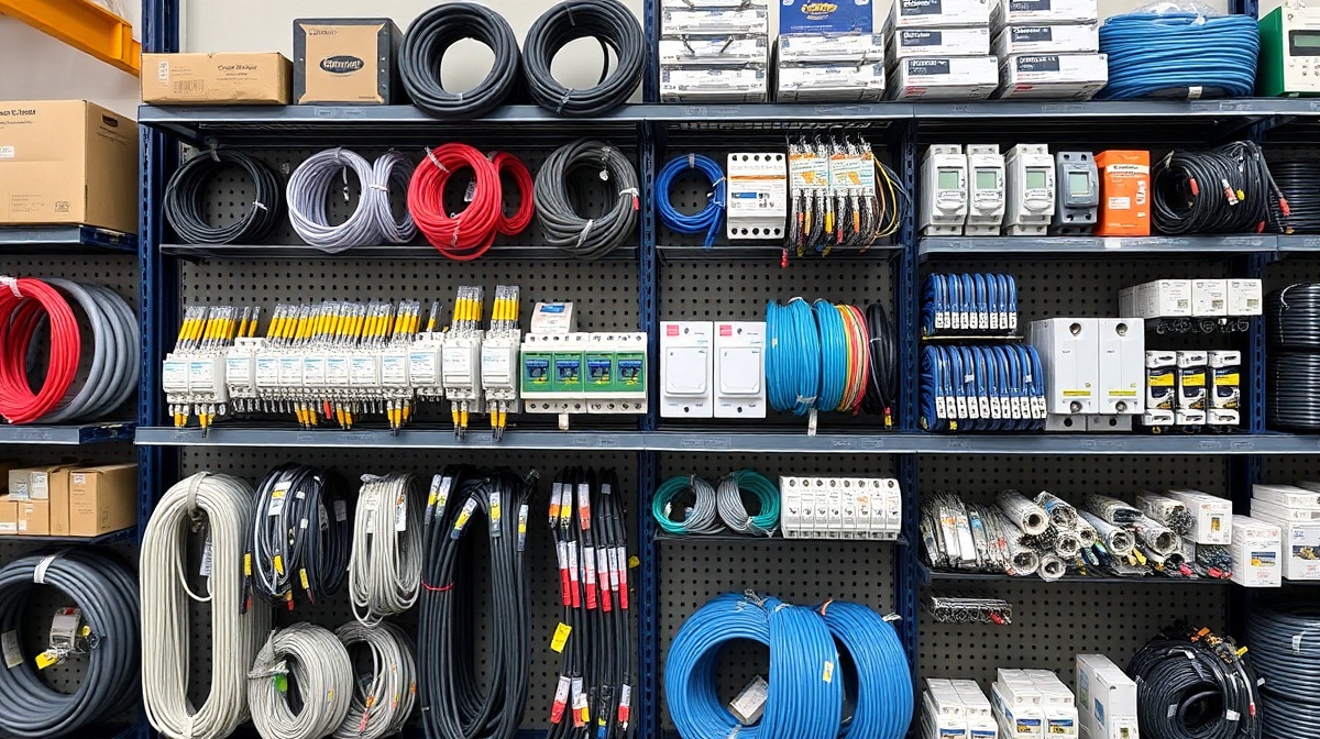 Solar cables and electrical accessories