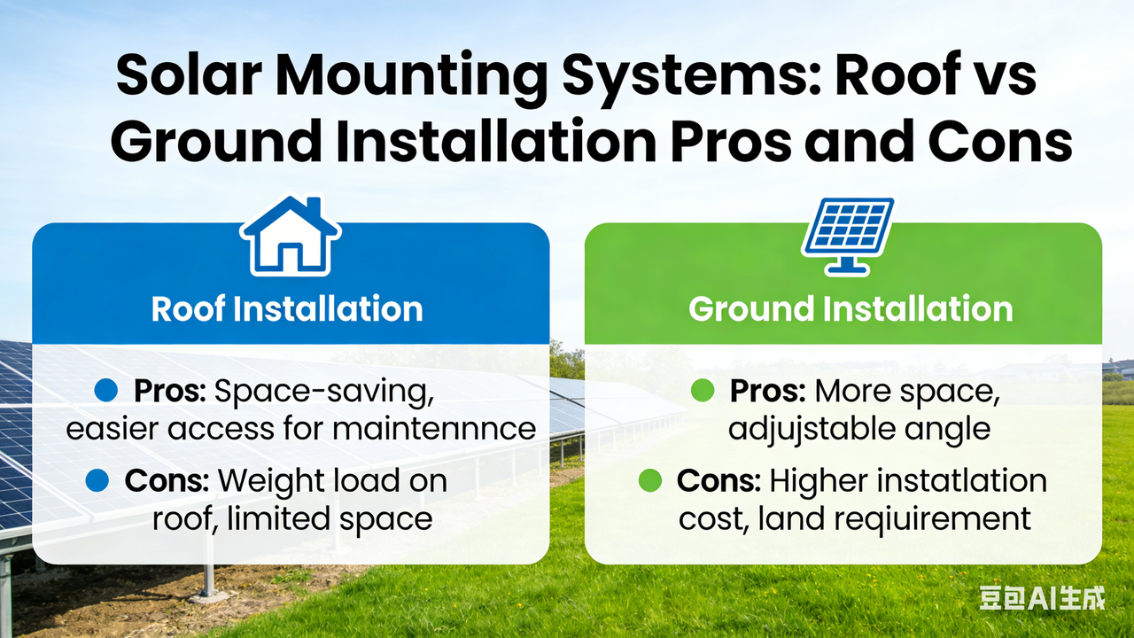 Solar panel mounting systems comparison