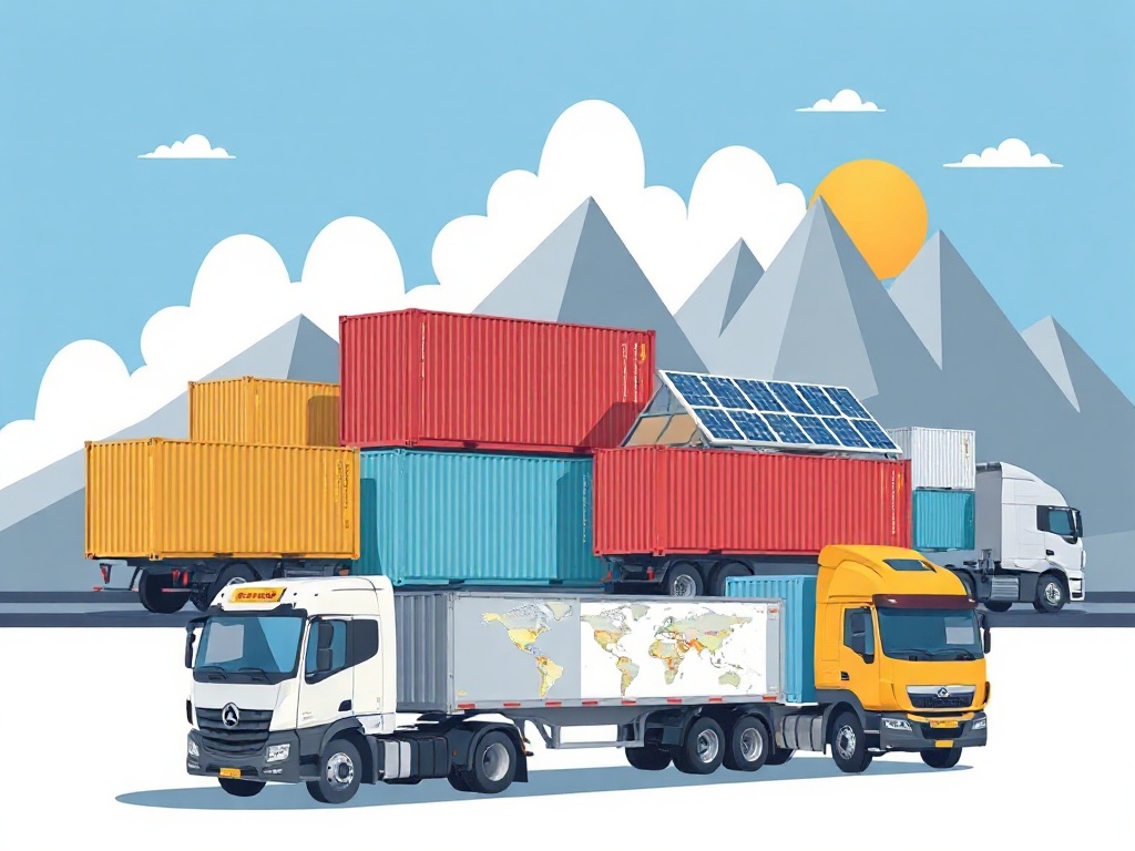 International shipping and logistics for solar equipment
