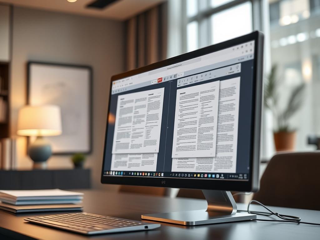 A close up shot of a sleek desktop computer featuring