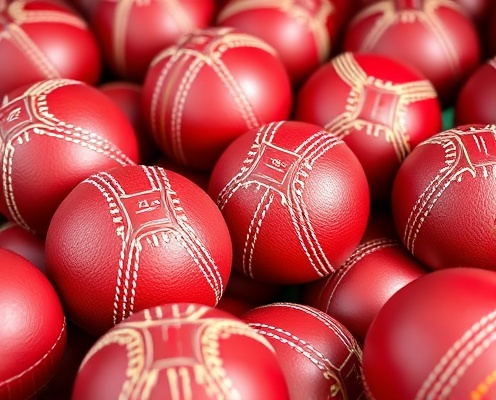 Professional Cricket Ball Set (6 Pack)