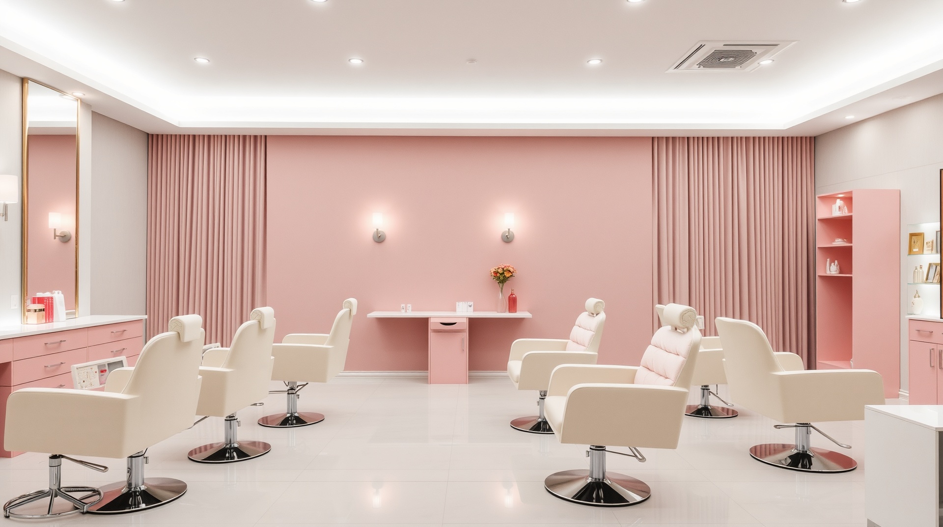 Luxury salon interior