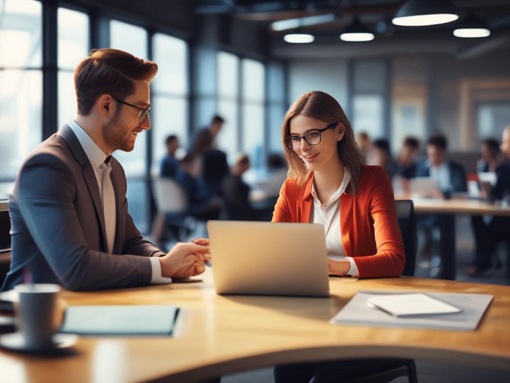 A professional consultant discussing event details with a client in