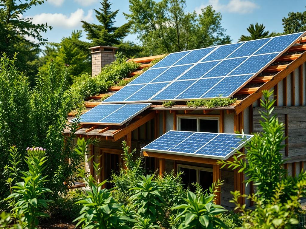 A close up shot of a green construction project with