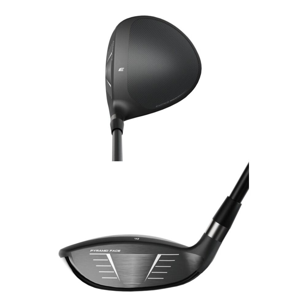 Tour Edge Exotics Lite fairway wood, crown and face view