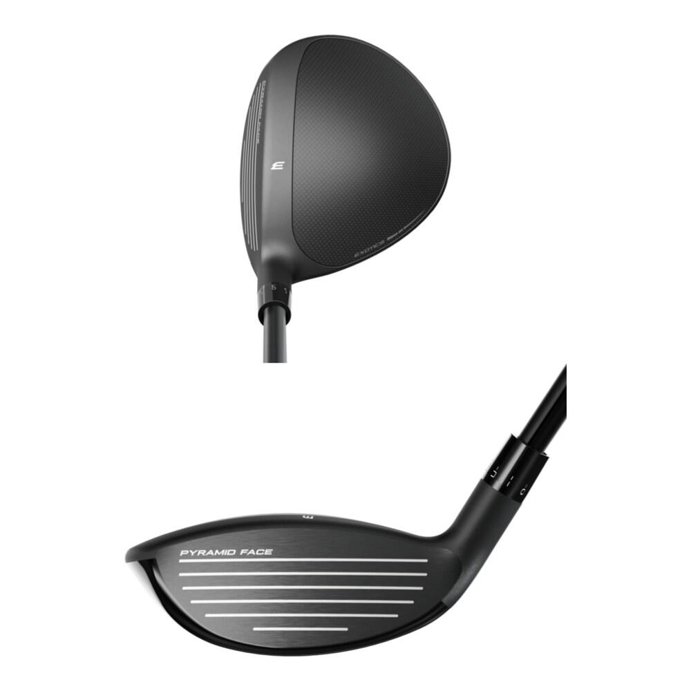 Tour Edge Exotics LS fairway wood, crown and face view