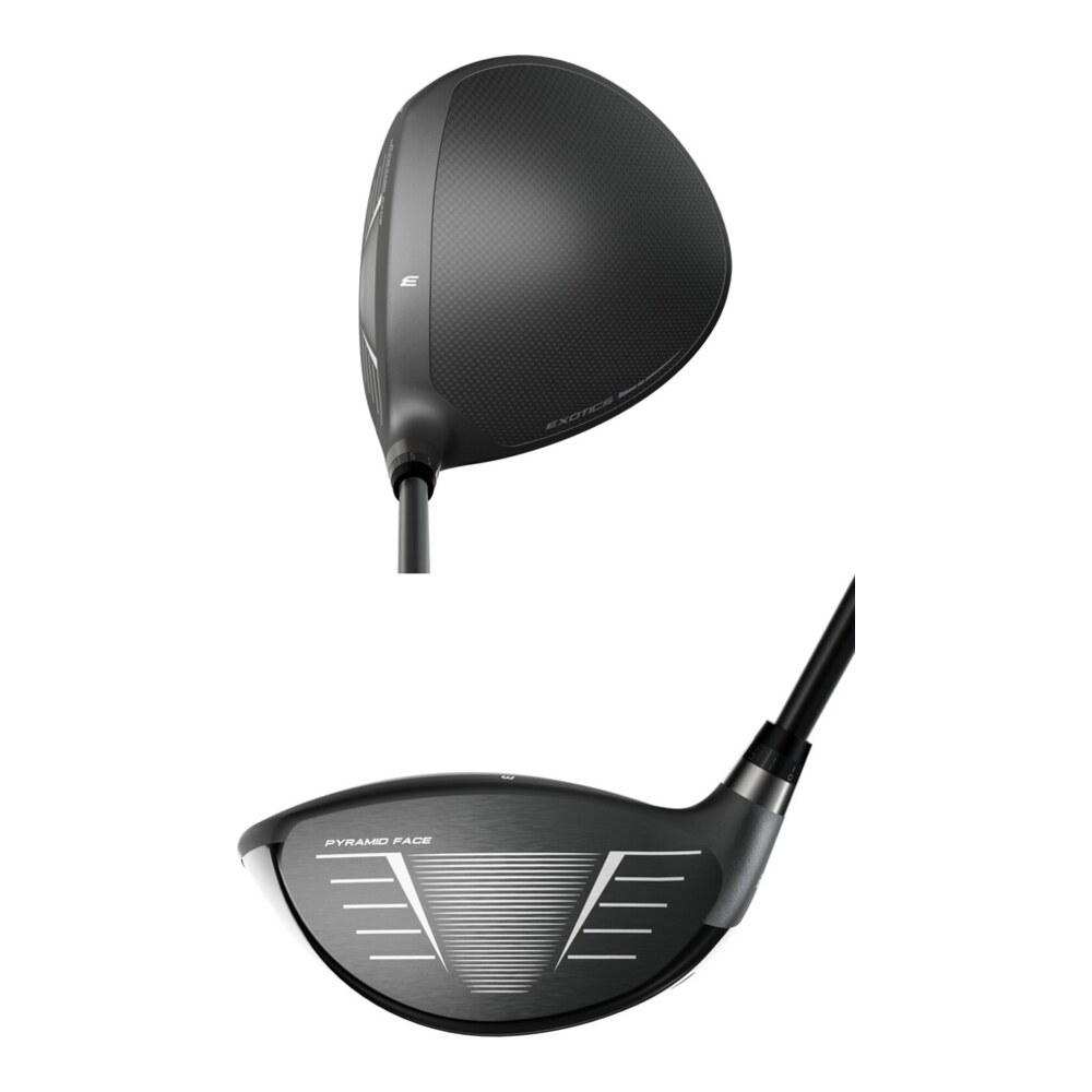 Tour Edge Exotics Max driver, crown and face view