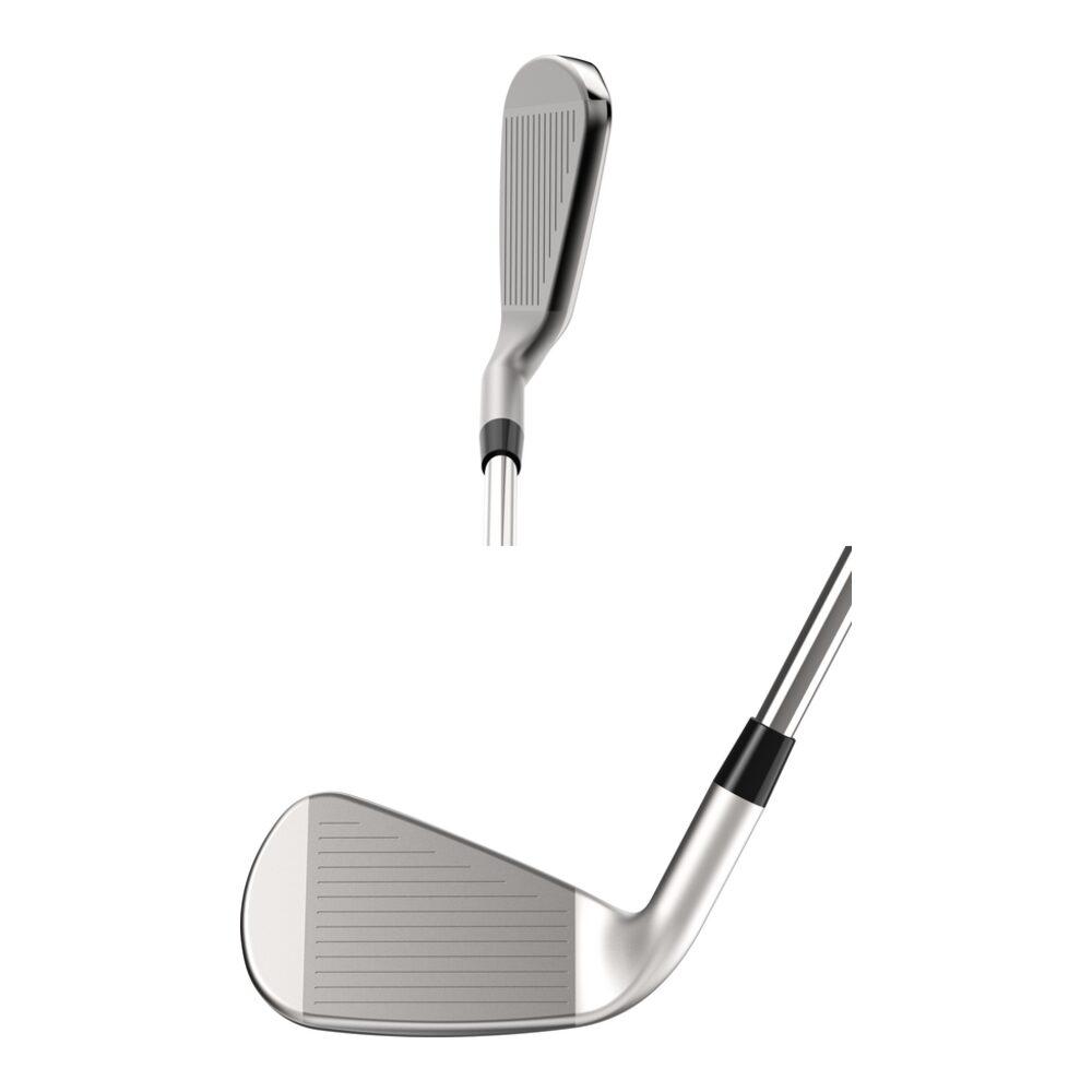 Tour Edge Hot Launch Max irons, crown and face view