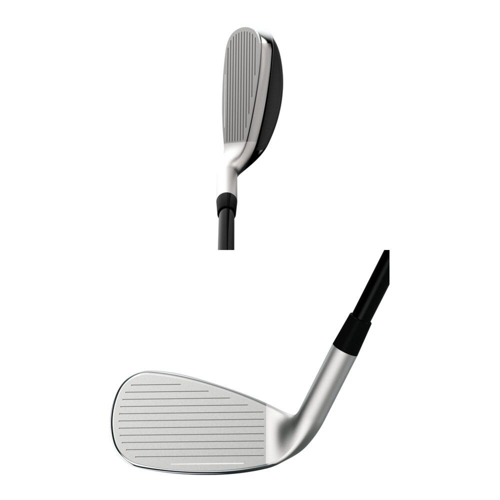 Tour Edge Hot Launch Max D ironwoods, crown and face view