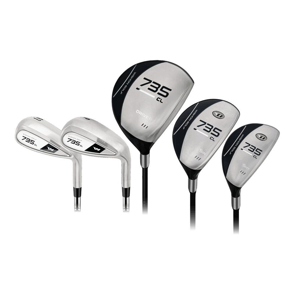 Wishon 735CL set: driver, fairway woods, hybrid and irons