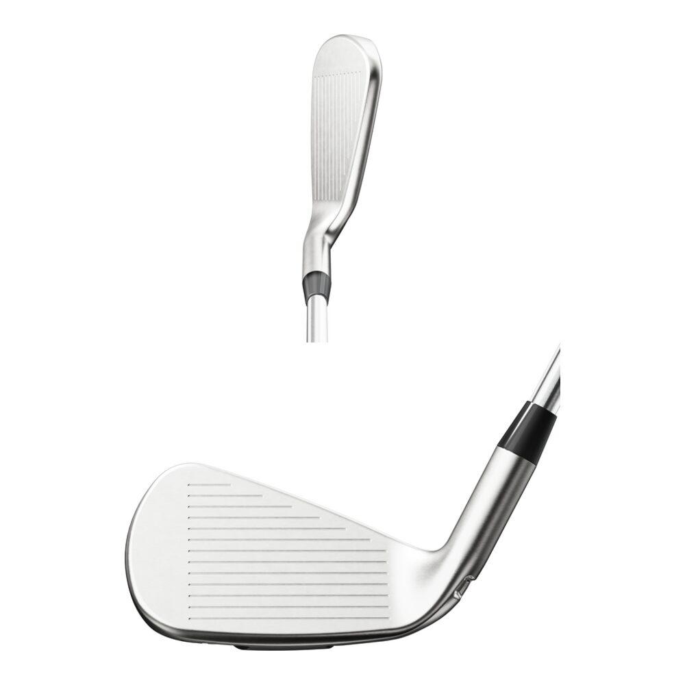 Tour Edge Exotics Max irons, crown and face view